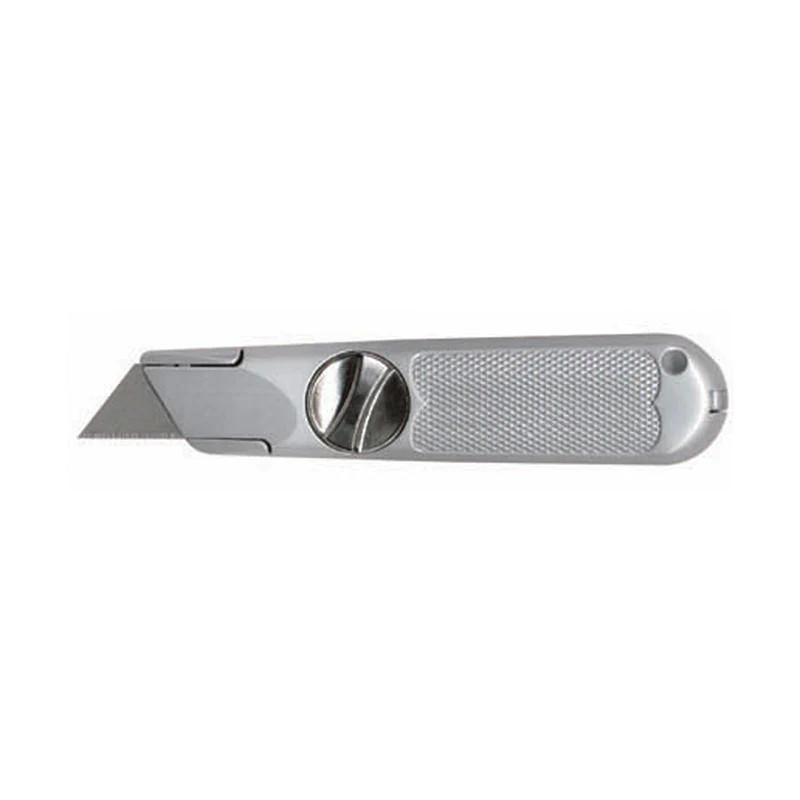 Couteau utilitaire pour lame en trapèze, Ouverture rapide , Argent (12un/bte)