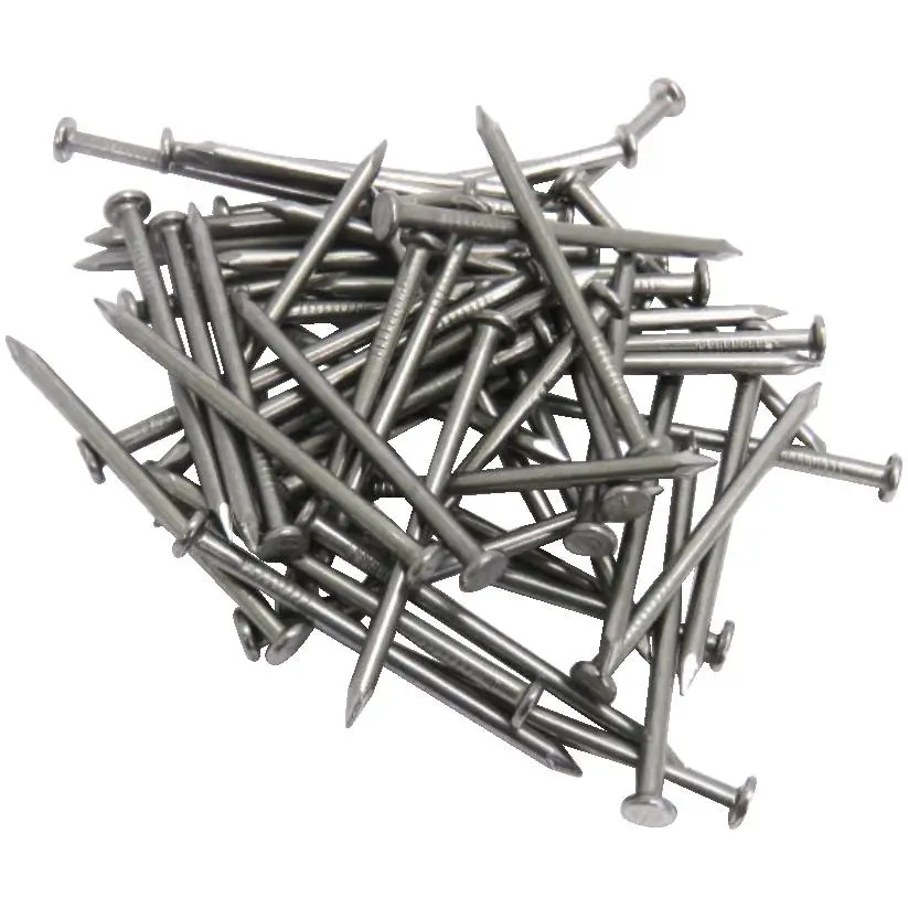 Clou commun en vrac, Tomahawk, 2&quot;, Tète ronde, Lisse, Vinyle (50lbs/bte-48bte/pal)
