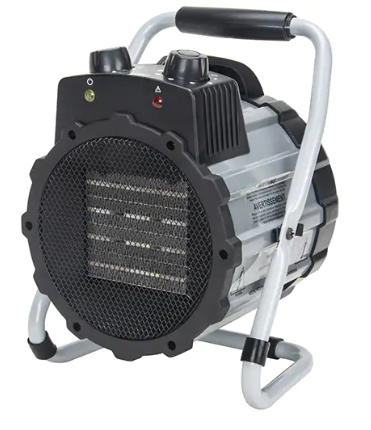 Portable electric heater, 5200 BTU, 120V