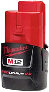 Batterie Milwaukee M12 REDLITHIUM, 12V, 2.0 Ah