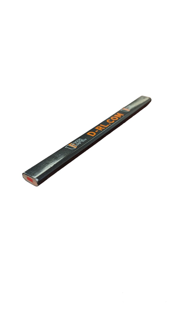 Crayon plat, DRL, mine rouge