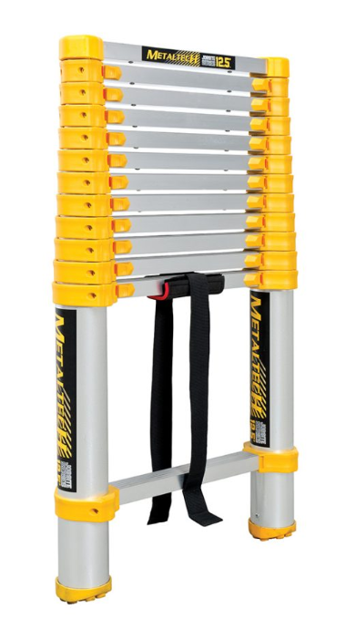 Telescopic ladder, Metaltech, 12,5'