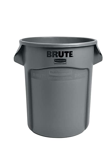 Poubelle commerciale, BRUTE, Sans couvercle, 20gal, Gris