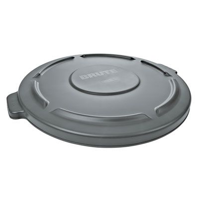 Couvercle pour poubelle commerciale, BRUTE, 76L, Gris