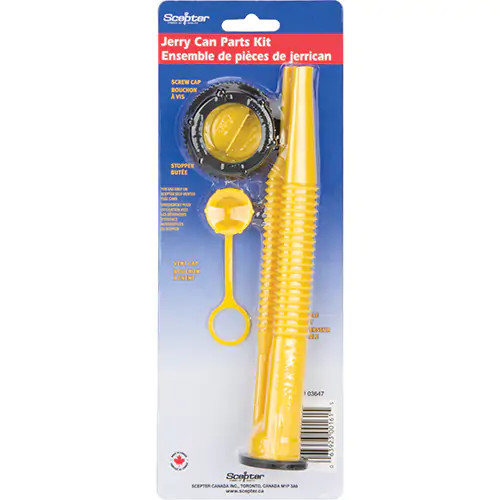 Bouchon/Obturateur et bec pour bidon d'essence Scepter