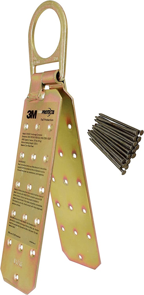 Ancrage de toit à charnière réutilisable, 3M Protecta Pro (1un)