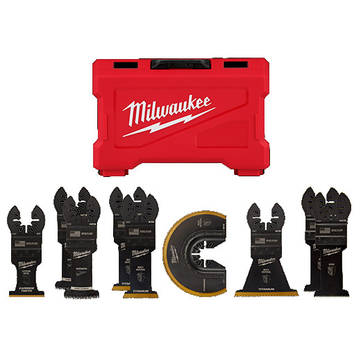 Milwaukee OPEN-LOK Oscillating tool set, 9pc