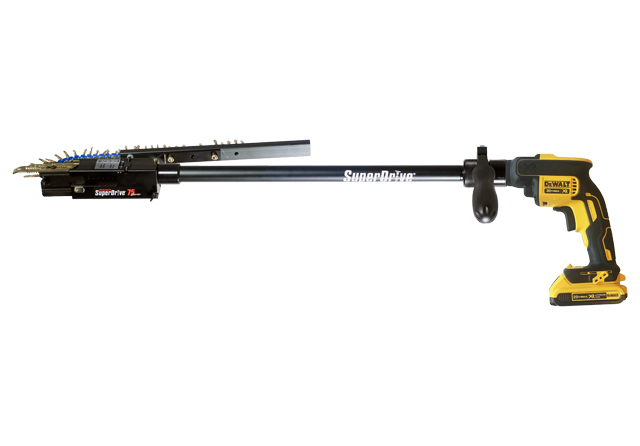 Ensemble d'outils sans fil pour sous-plancher, SuperDrive 75, Dewalt DCF624, 2 batteries 20V MAX 5Ah, 1 chargeur et 1 sac