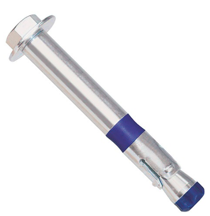 Removable bolt anchors, POWER BOLT+, 1/2'' x 4-3/4'', Zinc (25un/bx)