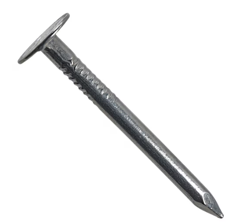 Commun roofing nail, Tomahawk, 1-1/2", Round head, Smooth, Electro-galvanised (50lbs/bx-48bx/skd)