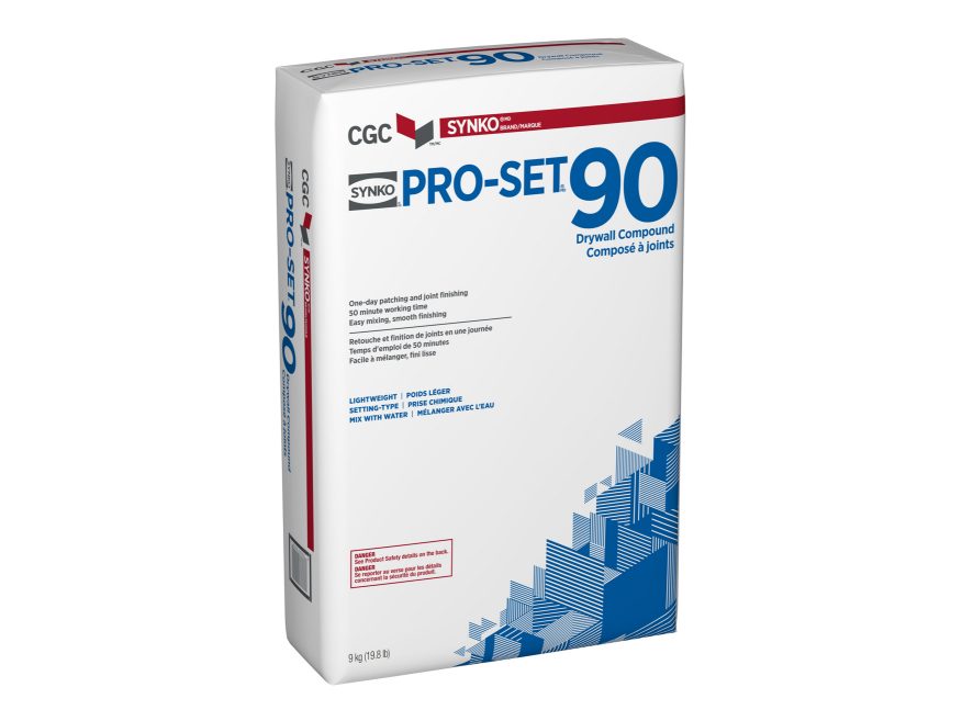 Composé tout usage pour cloisons sèches à prise rapide, Sheetrock 90, Légé, 11 kg (96bte/pal)