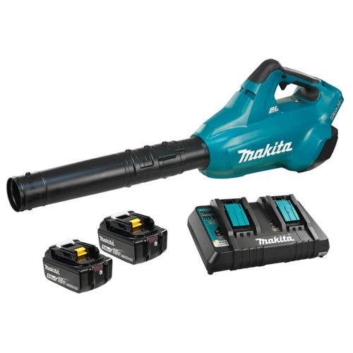 Ensemble souffleur à main, Makita DUB362PT2, 2x 18V LXT (36v), sans fil, 2x batteries 5,0 Ah, 1x chargeur rapide