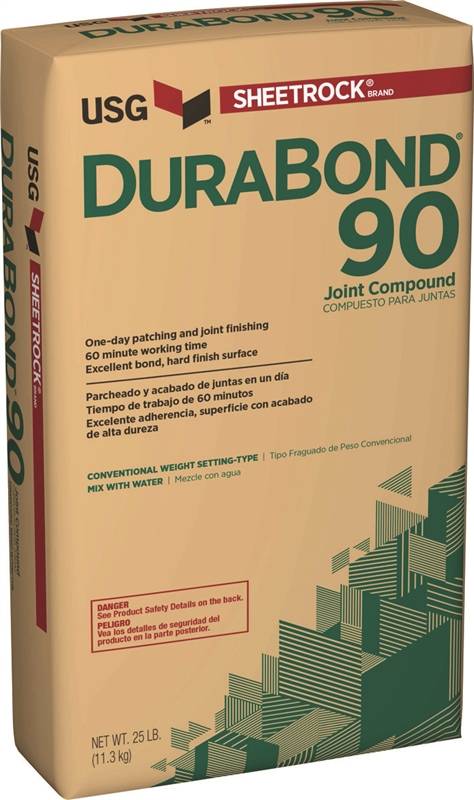 Composé tout usage pour cloisons sèches à prise rapide, Durabond 90, Légé, 15kg (96bte/pal)