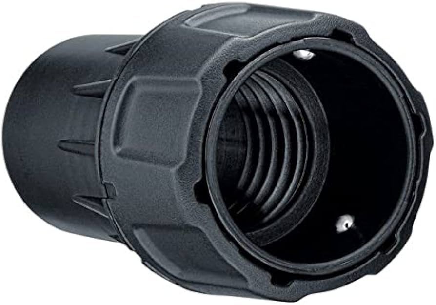 Universal quick connector for DEWALT dust extractors