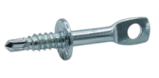 Eye-lag Self-drilling for metal, Bullseye Smart Point, 1/4'' x 3-1/4'', Zinc (1M/bx)