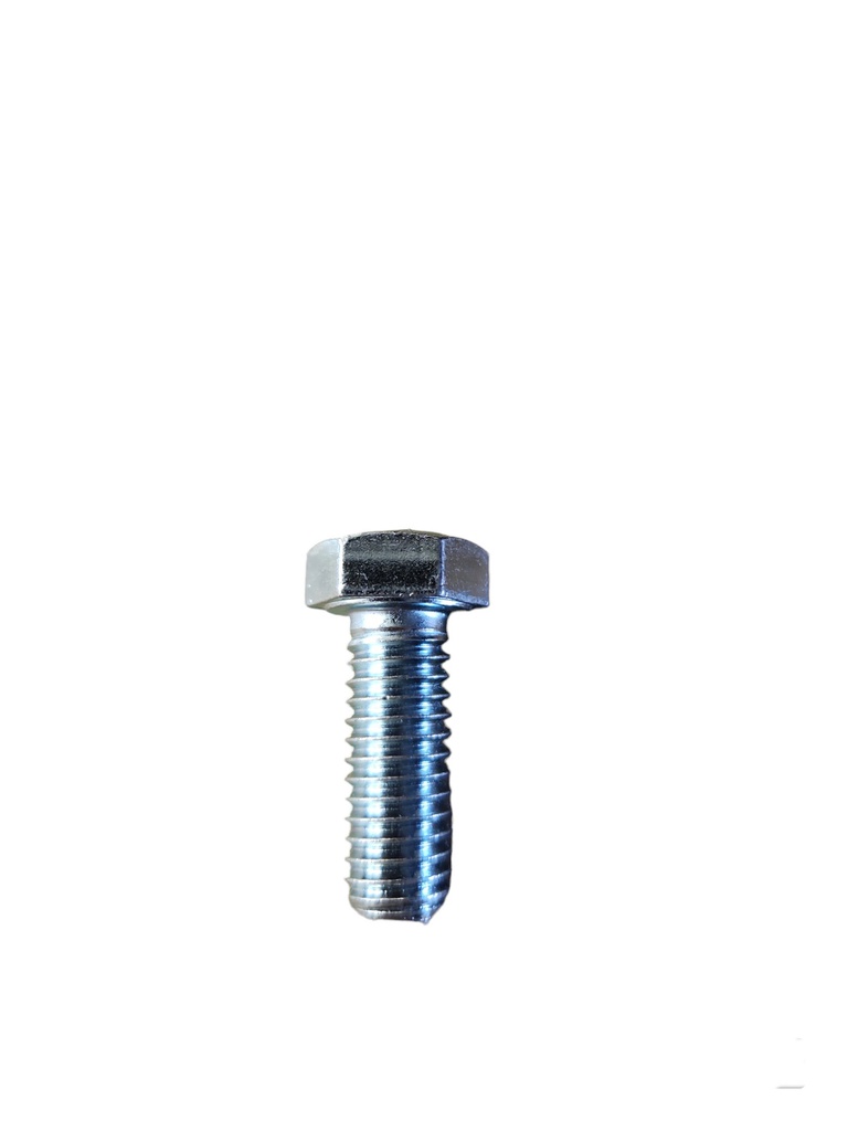 Bolt, Bullseye, 3/8''-16 x 1 '', Hexagonal head, Full thread, Grade 5, Zinc