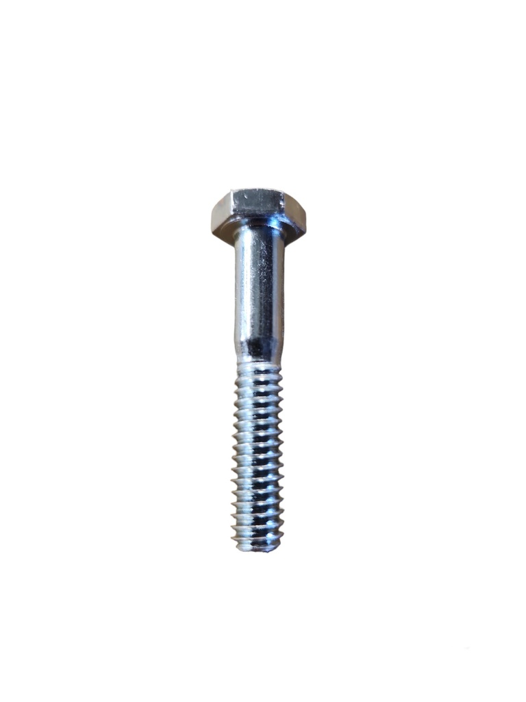 Bolt, Bullseye, 3/8''-16 x 1-1/2'', Hexagonal head, Partial and fine thread, Grade 5, Zinc