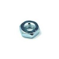 Screw Nut, Bullseye, Hexagonal, 10-24, Zinc