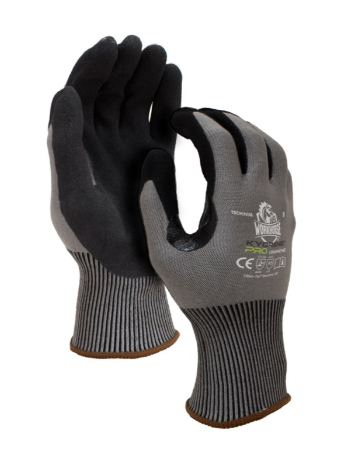 Cut resistant Nylon gloves Kyorene PRO with nitryl coated palm, 15g, Level A5 (12 pairs/bag-72 pairs/cs)