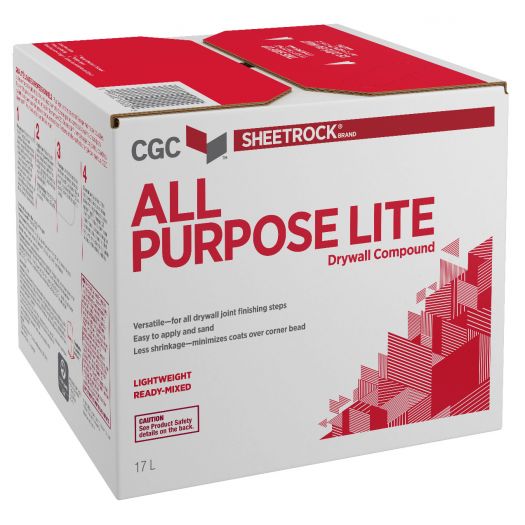 Drywall compound all-purpose CGC LITE Red , Lite, 17L, White (48bx/skd)
