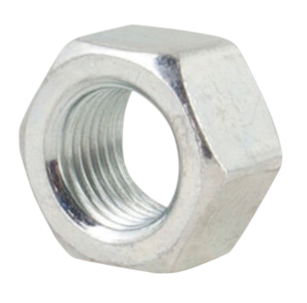 Nut, Bullseye, 1/2&quot;-13, Hexagonal , Grade 5, Zinc