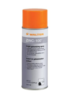 Enduit de galvanisation brillant, ZINC-100, Canette aérosol, 11.5oz