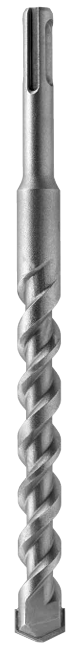 Concrete drill bit SDS-PLUS, Bullseye, 1/8'' x 4" x 6'', 2 Flutes (25un/bag)