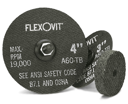 Cutoff wheel for metal, stainless and alloys, Flexovit, 3" x 1/16", 3/8" Arbor, Type 1 (50un/bx)