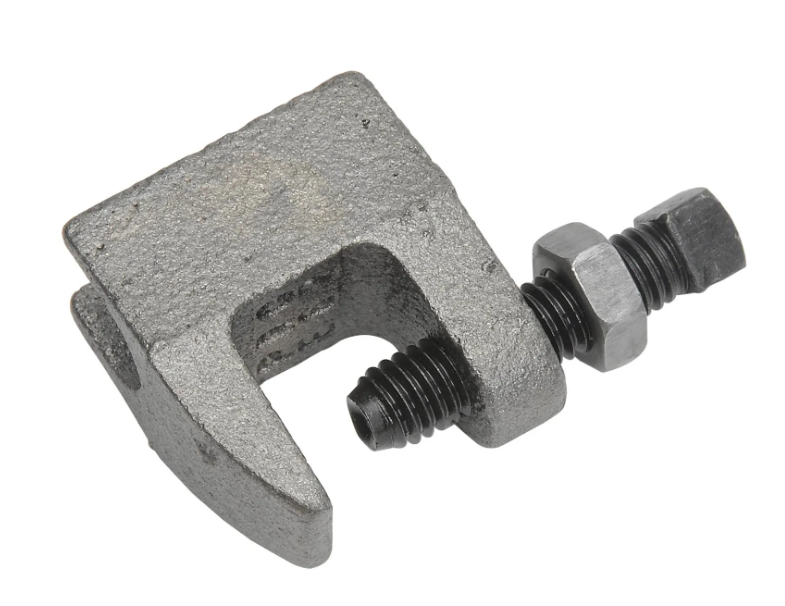 Beam clamp 3/8'', Small opening, Cast iron