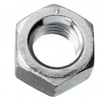 Écrou, Bullseye, 5/8"-11, Hexagonal, Grade 2, Zinc