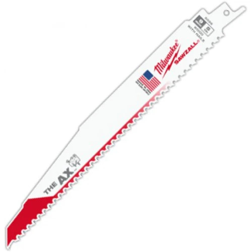 Lame à bois / Démolition au carbure pour scie alternative, Sawzall The Ax, 9&quot;, 5/7 dents par pouce (un)