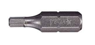 Embouts à inserer Hex 3mm, Vega, 1&quot; (5un/sac)