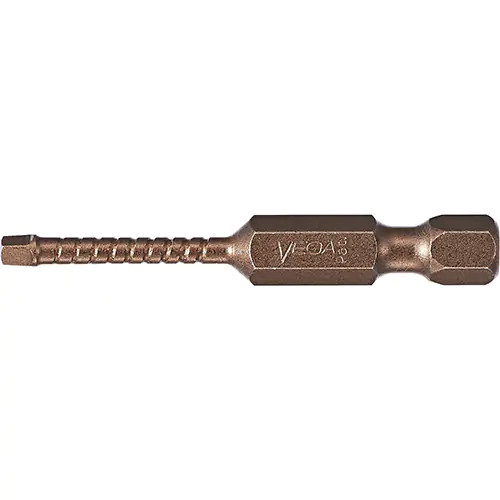 Driver bit Square #3, Impactech, 6", Bronze (5un/bag)