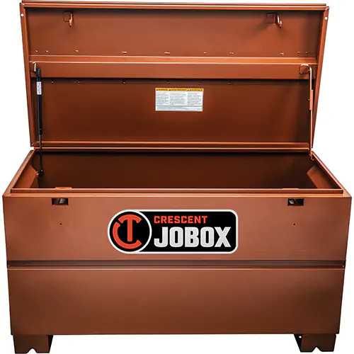 Jobsite storage chest, Jobox by Crescent, 48" x 24" x 22", Bronze