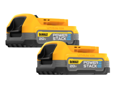 Batterie Dewalt, PowerStack, 1.7Ah, Li-ion 20V MAX (2un/pqt)