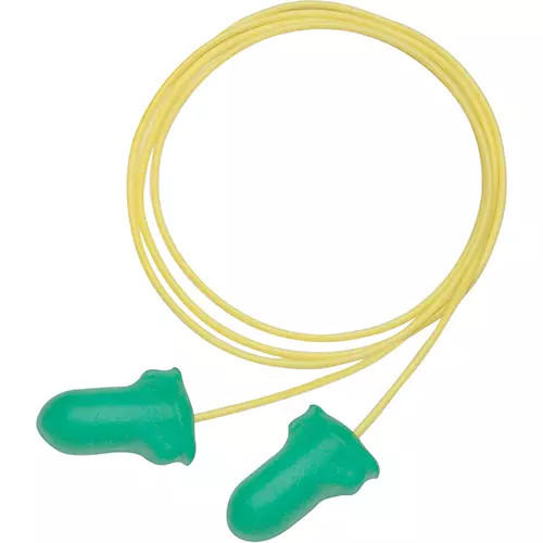 Ear plugs with cord, Maximum lite, Reusable, Low-pressure foam (2un-100un/bx)