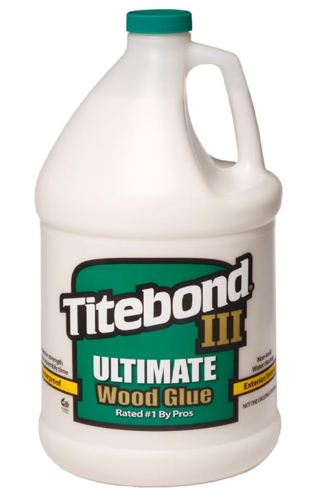 Wood glue, Titebond III Ultimate, 1 gal