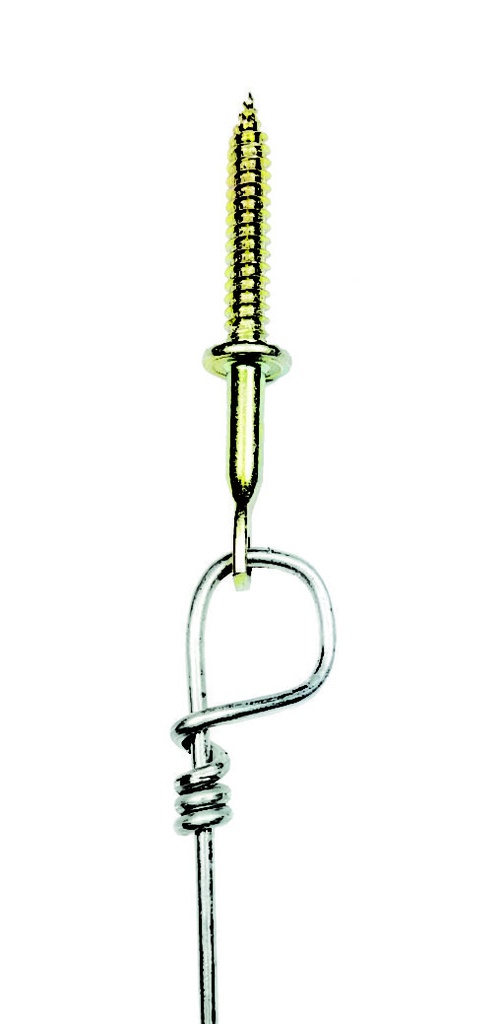 Fil pré-tourné pour plafond suspendu 12g, Ancrage métal