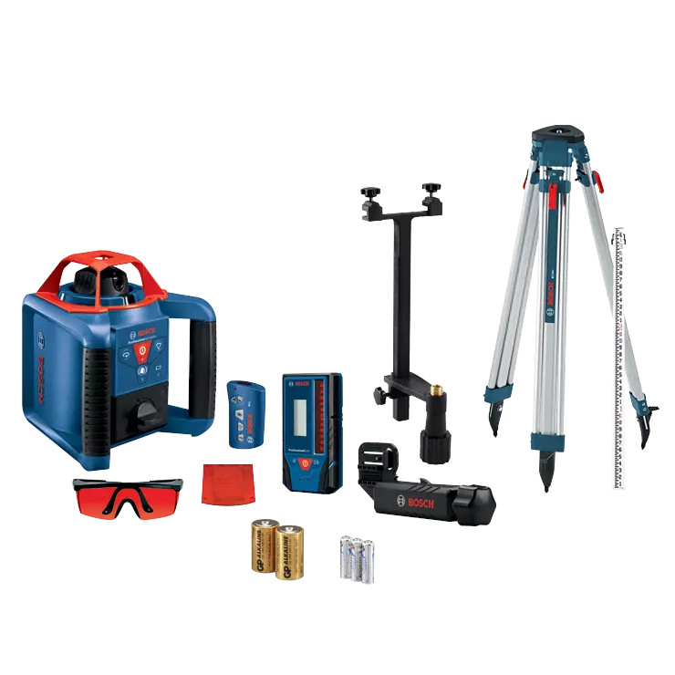 Ensemble laser rotatif , Bosch GRL900-20HVK , Ligne Rouge 360°,  Trépied