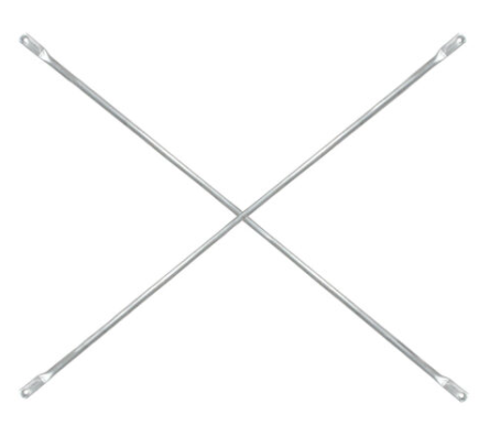 Standard Cross Brace, 2' x 10', Galvanized