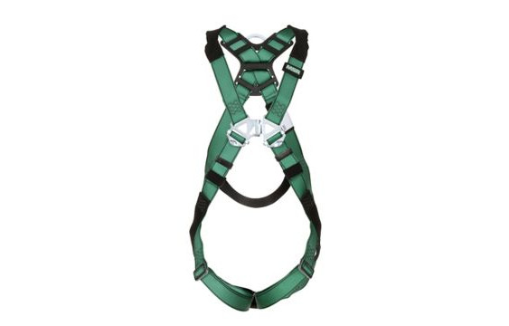 Full body Harness fall protection, V-FORM, Back D ring, Leg straps, 400lbs