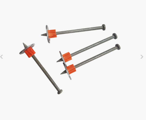 Clou à béton pour fusil à poudre, POWER, 1-1/2'' x .145'', avec rondelle 7/8'' (100un/bte)