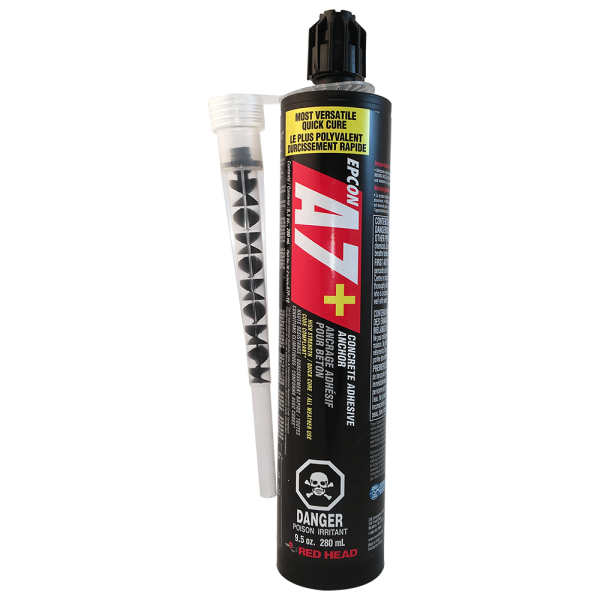 Ancrage adhésif pour béton Red Head A7+, 2 composants, Acrylique, 10oz (6un/bte)