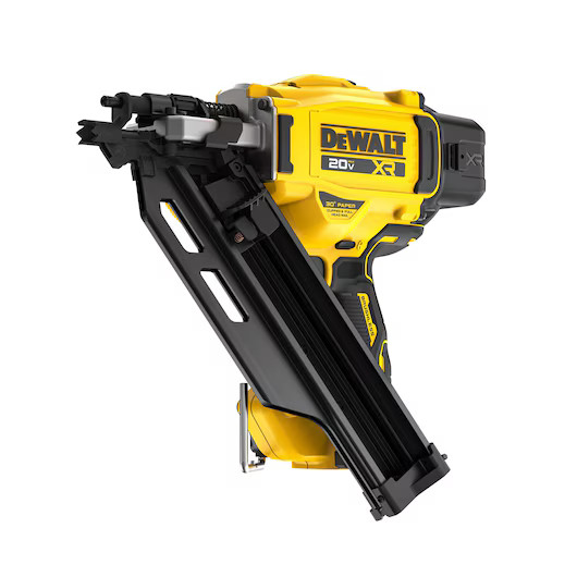 Cloueuse à charpente en bande de papier, Dewalt DCN930B, sans balai, 30°, 3-1/2 max, Li-ion 20V MAX XR (Outil seul)