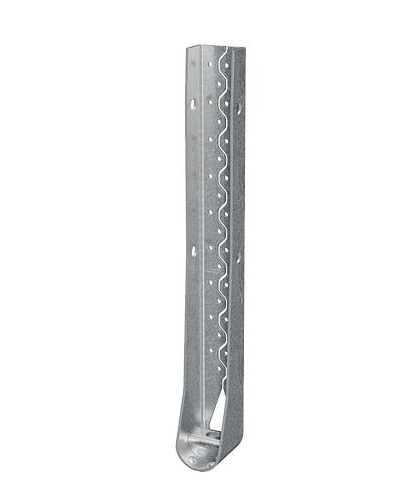 Attaches de maintien, Simpson, HDU8-SDS2.5, 3'' x 16-5/8 x 3-1/2 x 1-3/8 x 1-1/2, Avec vis, 1 rondelle croissant,  Zinc