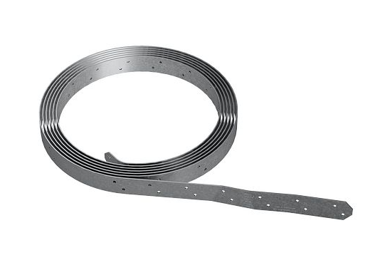 Structural metal coil strapping, Simpson, CS22, 1-1/4'' X 300'', Zinc