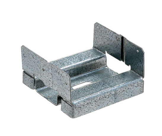 Base ajustable pour pilier de  6'' x 6'', Simpson, ABA66Z, 5-1/2'' x 5-3/8'' x 3-1/8'', HDG