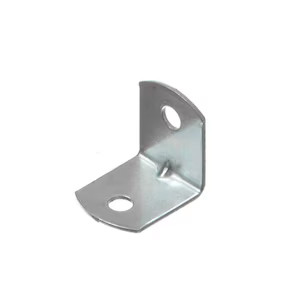 Corner Brace with 2 holes, Bullseye, 3/4'' x 3/4'', Zinc (4M/bx)