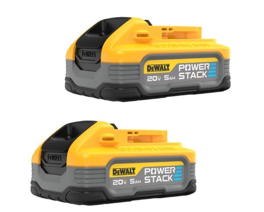 Battery Kit Dewalt, PowerStack, 5Ah, 20V MAX(2/pck)