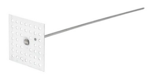 Insulation hangers 3'' with perforated washer, 1-1/8'' x 1-1/4'', 12g, Galvanized (500un/bx)